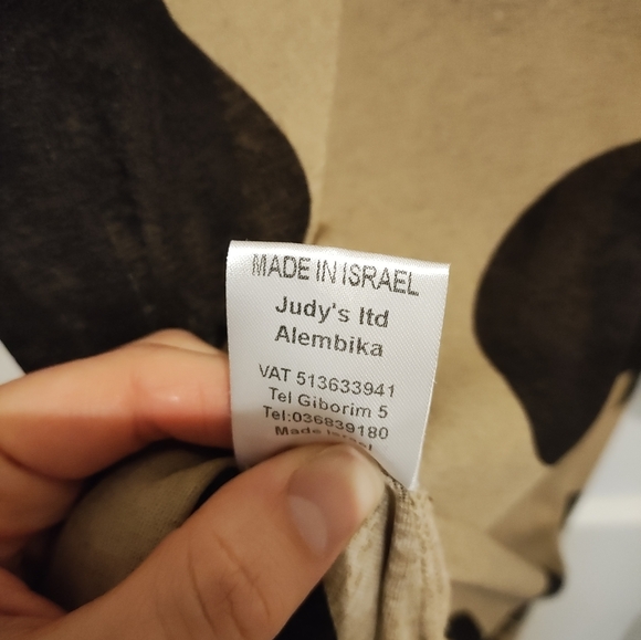 Alembika Mara Tunic Top Sand Dot Black Lightweight Layering Size 2 Medium - Picture 6 of 7